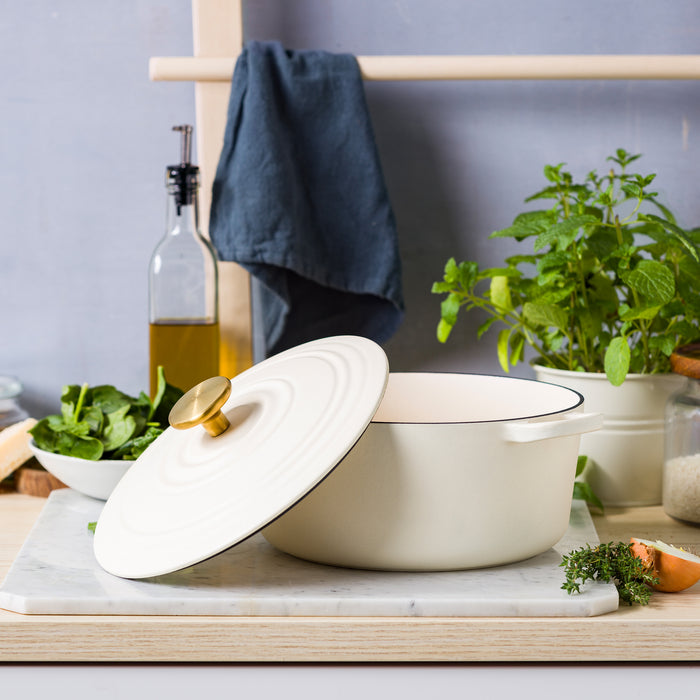 BK Bourgogne Braadpan Ø 24 cm - Cream White