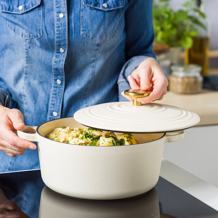 BK Bourgogne Braadpan Ø 24 cm - Cream White