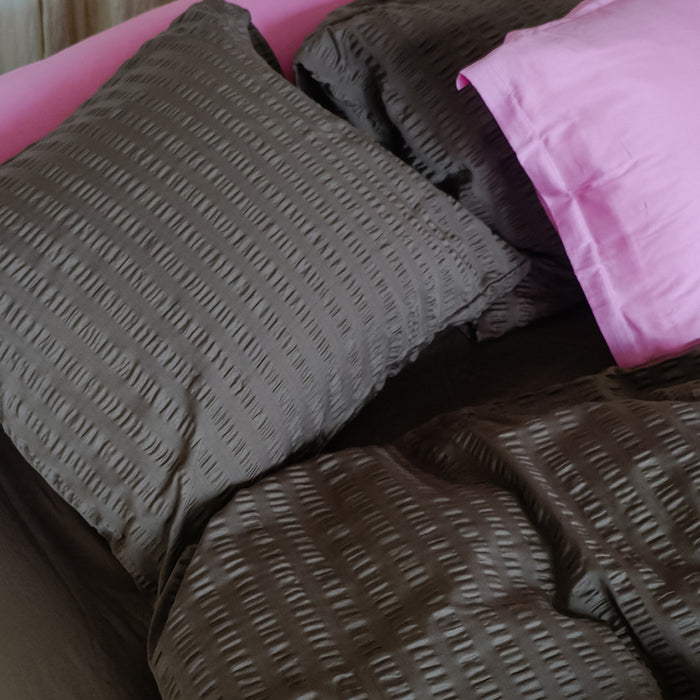 Crisp Sheets Smooth Waffle Dekbedovertrek 140 x 220 cm - Taupe