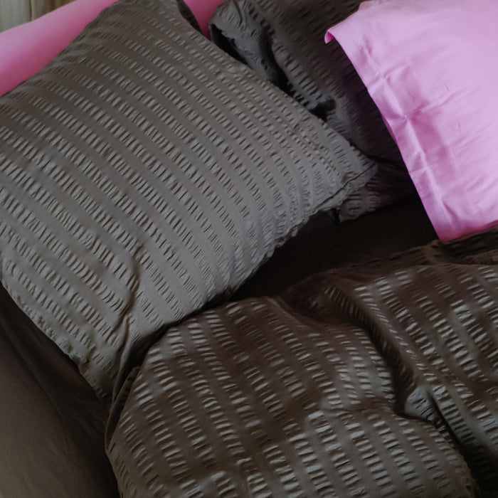 Crisp Sheets Smooth Waffle Dekbedovertrek 240 x 220 cm - Taupe