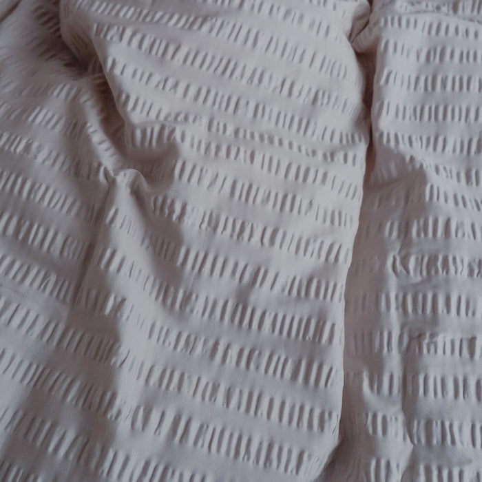Crisp Sheets Smooth Waffle Dekbedovertrek 200 x 220 cm - Pebble Stone