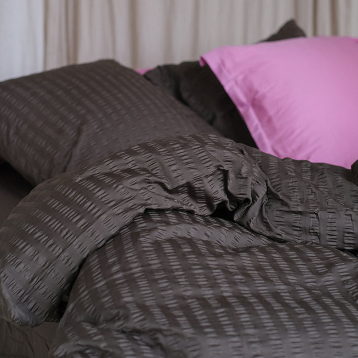 Crisp Sheets Smooth Waffle Dekbedovertrek 140 x 220 cm - Taupe