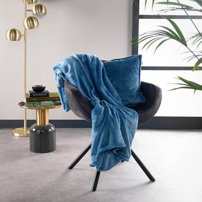 Dutch Decor plaid BILLY - 150x200 cm Provincial Blue