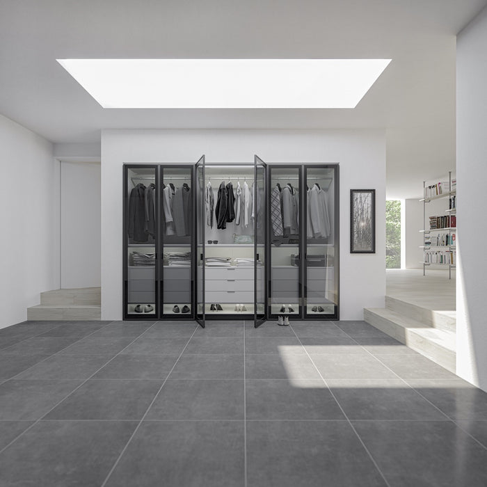 Jutzler Lichtgrijs Draaideurkast 5 deuren