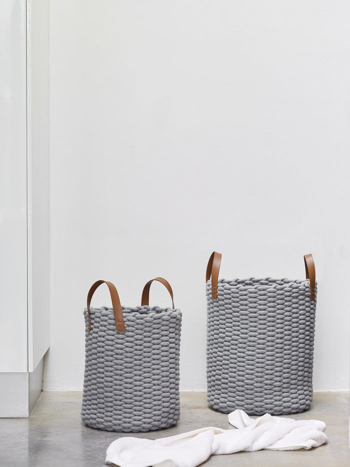Wasmand | Grijs | Katoen