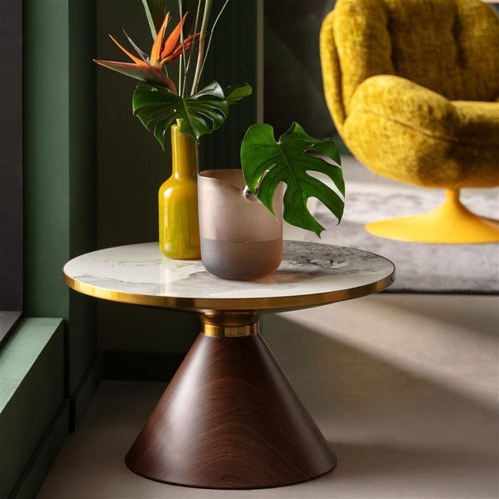 Salontafel Cono keramiek 70cm Kare Design