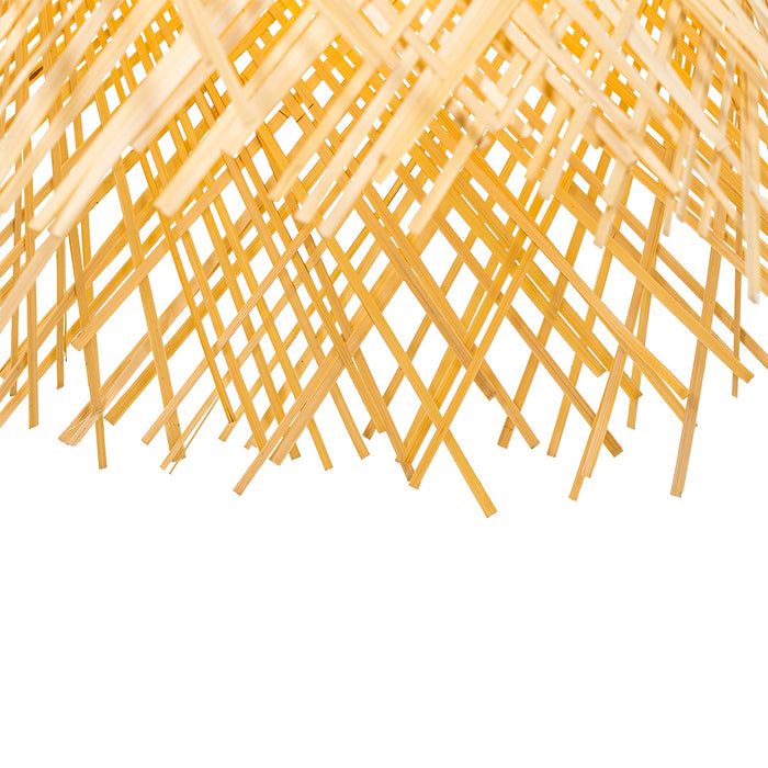 QAZQA Oosterse buiten hanglamp bamboe IP44 - Carlos