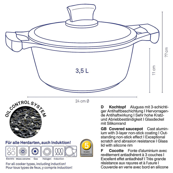 Braadpan 24 cm - Kela | Stella Nova