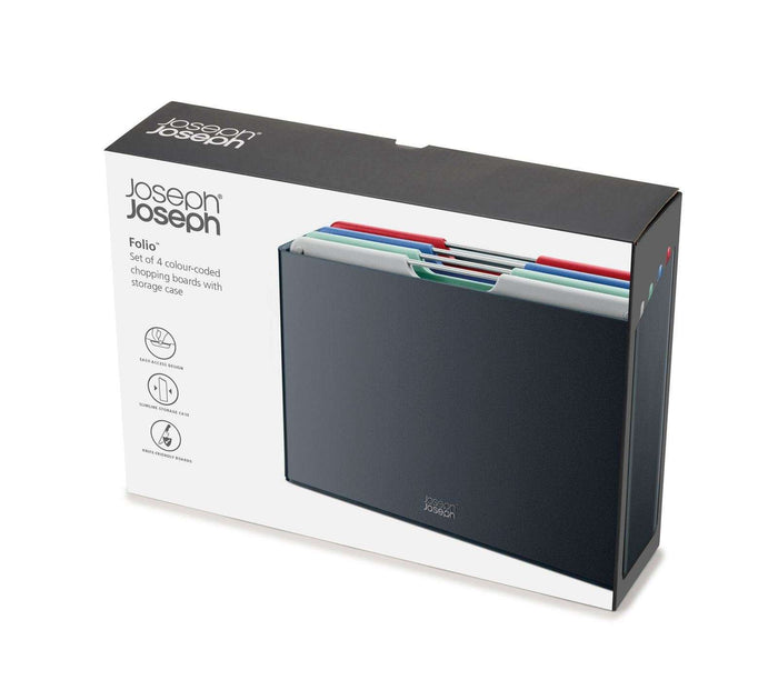 Coast Snijplanken, Set van 4 Stuks, Graphite - Joseph Joseph | Folio