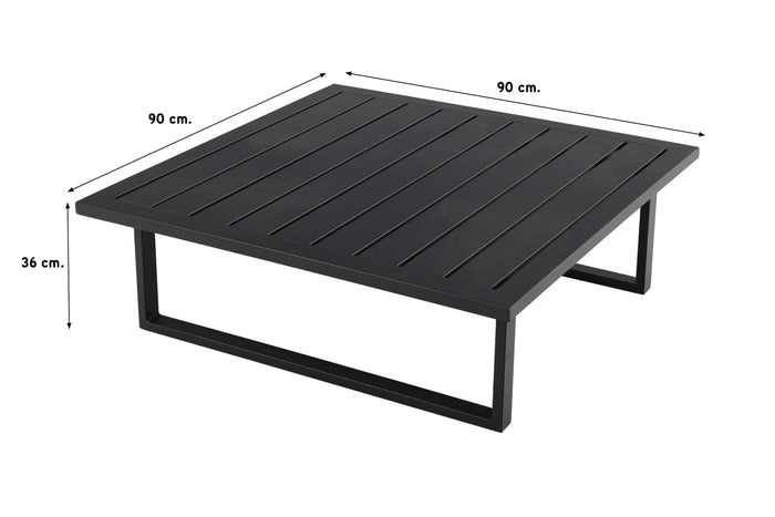 VDG Barcelona Sunbrella loungeset - Sooty