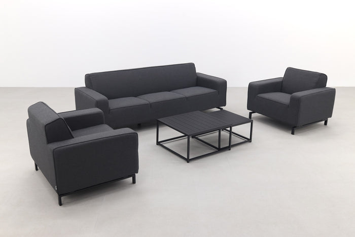 Boavista|Royalty stoel-bank loungeset - Sooty - 5-delig