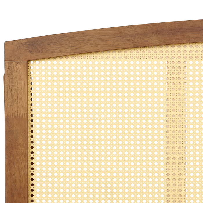 Beliani - VARZY - Bed - Lichtbruin - 180 x 200 cm - Rubberhout