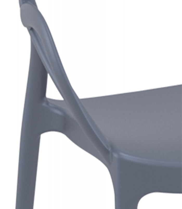 ALTEREGO JULIETTE Terras stoel - Grijs