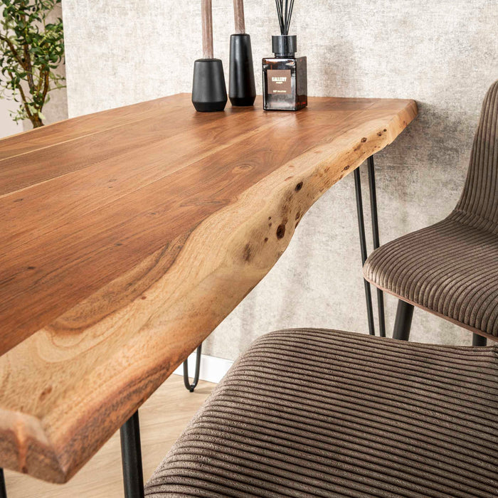 Fraaai - Emiel boomstam bartafel 130x70 cm