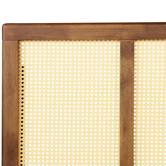 Beliani-AURAY-Tweepersoonsbed-Lichthout-160 x 200 cm-Rubberhout