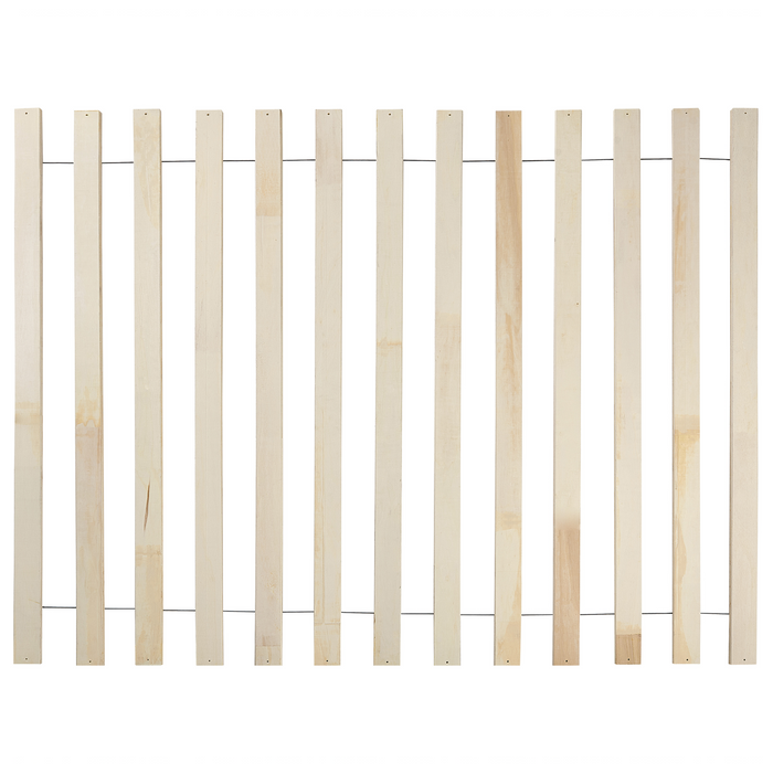 Beliani-TOUCY-Tweepersoonsbed-Lichtbruin-140 x 200 cm-Rubberhout