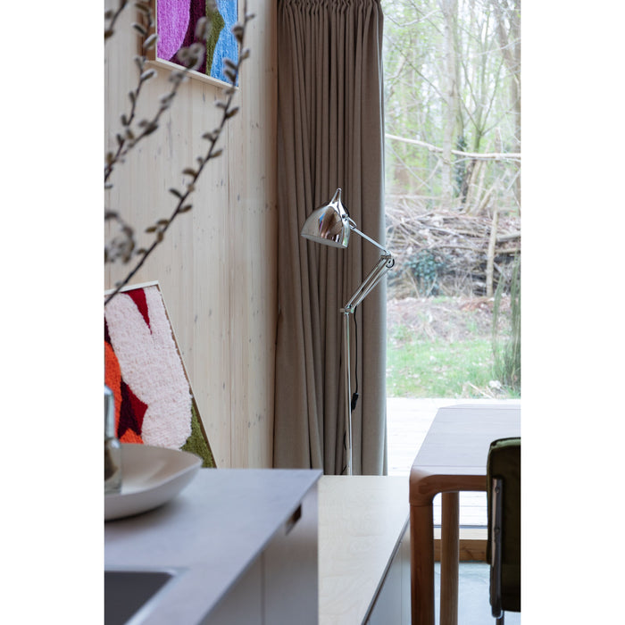 Zuiver Reader Leeslamp| Vloerlamp Chrome - Zilver