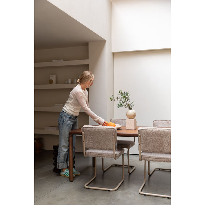 Zuiver Storm Eettafel 160x90 cm Hout Walnoot - Bruin