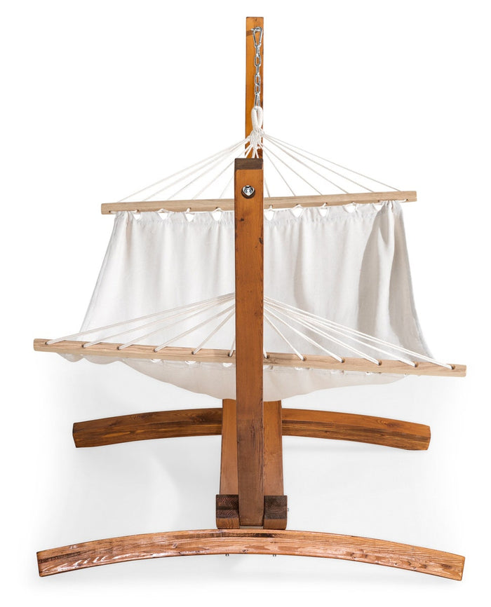 Nest outdoor Freeke hangmat beige - met standaard