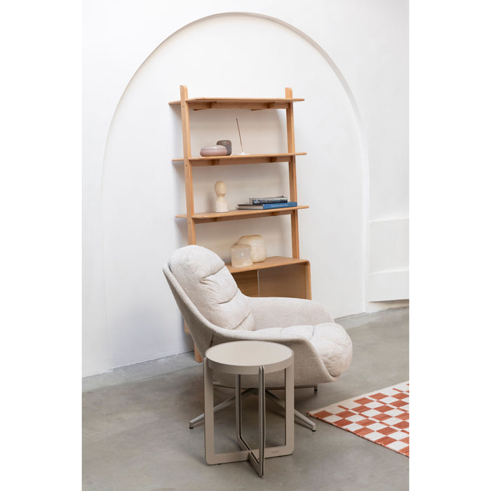 Zuiver Centre Bijzettafel Rond 42.50 cm Beige