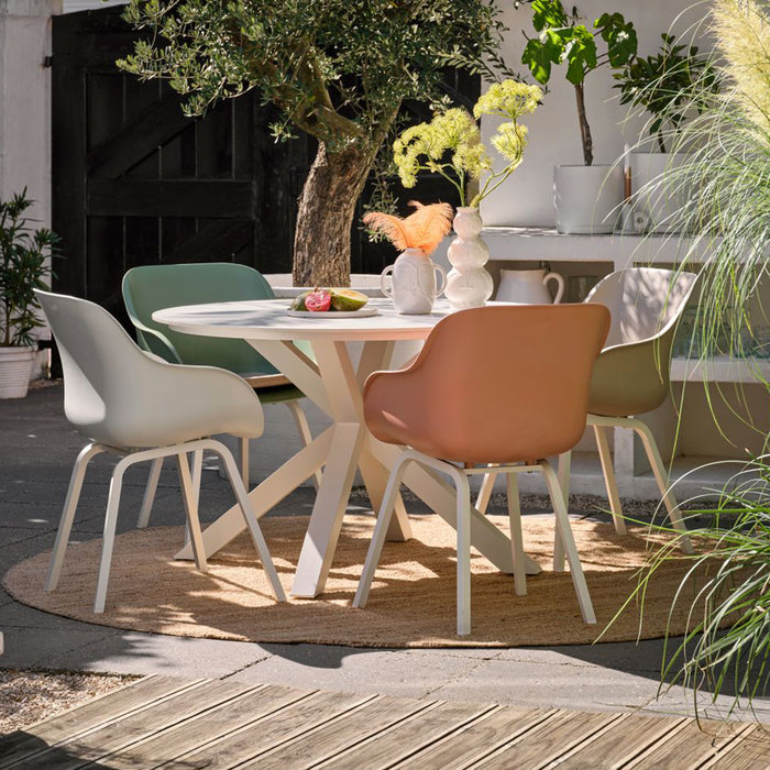 Hartman Xander Tuintafel Rond Ø 120 cm - Wit