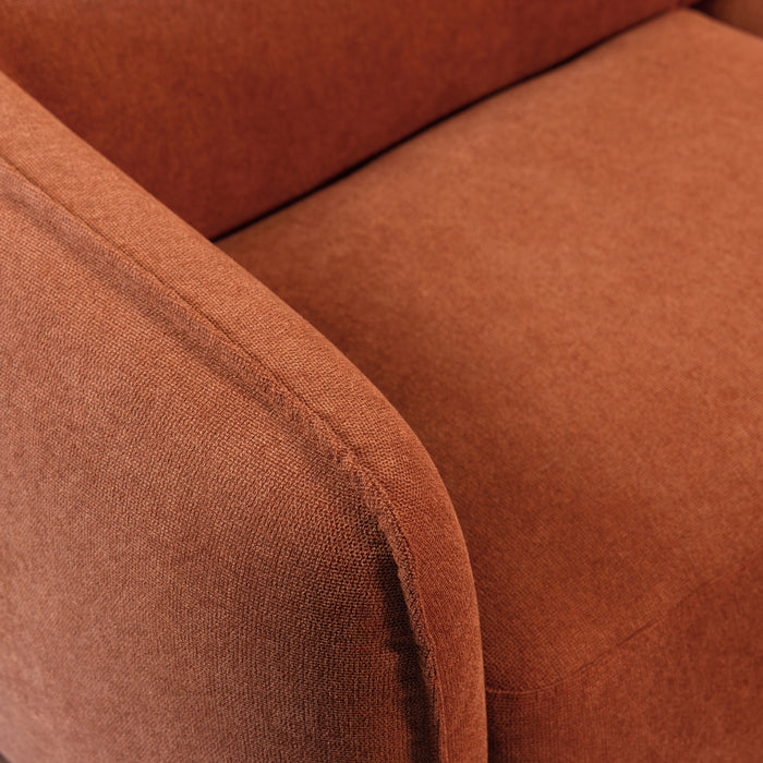 by fonQ Soft Hoekbank met Chaise Longue Rechts - Micro Chenille - Terra