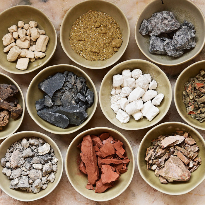 by fonQ Mixed Ceramics Ontbijtborden 4st. - Ø 22 cm - Crème