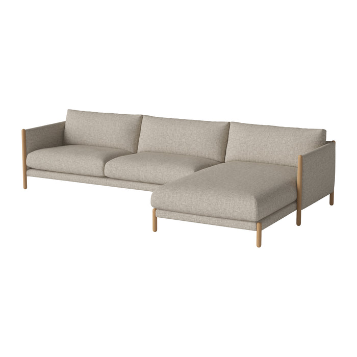 Bolia Hayden Hoekbank met Chaise Longue Rechts - Dark Beige