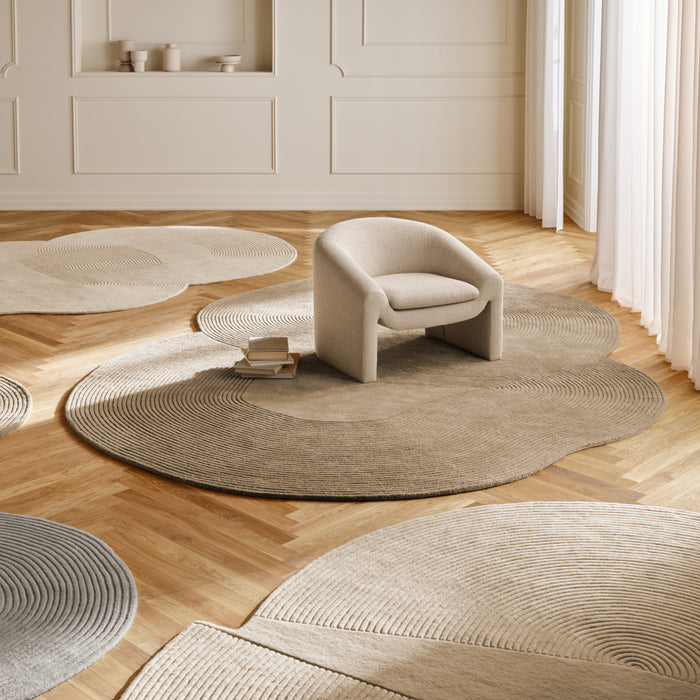Bolia Zen Vloerkleed 175 x 240 cm - Rounded - Beige