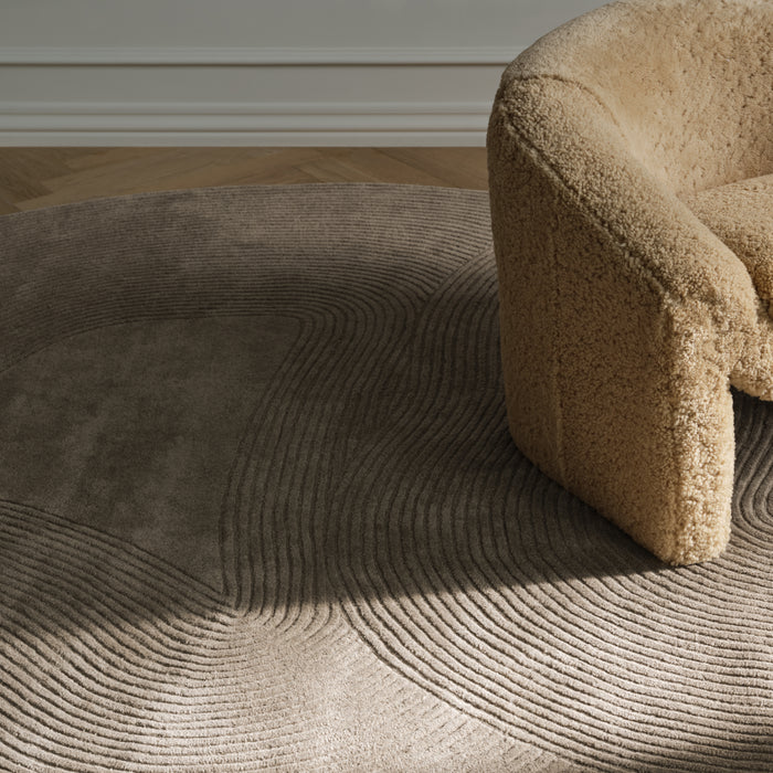 Bolia Zen Vloerkleed 180 x 240 cm - Shaped - Dark Beige