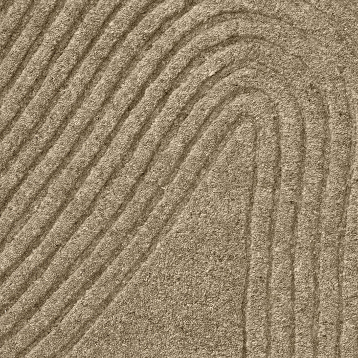 Bolia Zen Vloerkleed 170 x 240 cm - Shaped Rechthoekig - Dark Beige