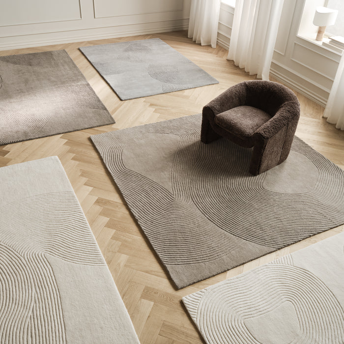 Bolia Zen Vloerkleed 170 x 240 cm - Shaped Rechthoekig - Dark Beige