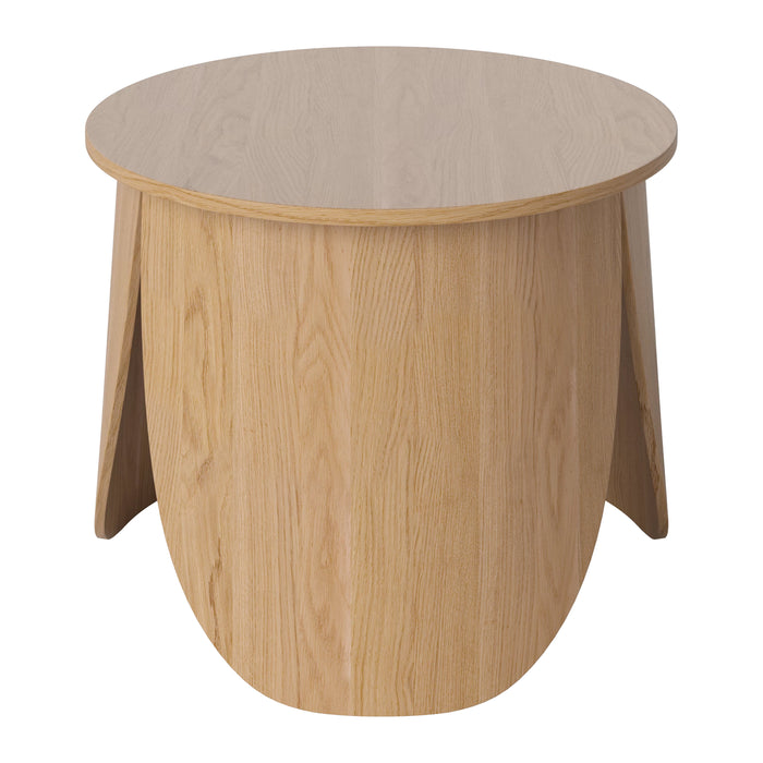 Bolia Peyote Salontafel - H 45 x Ø 56 cm - Gelakt Eiken