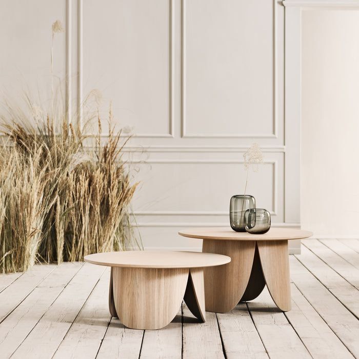 Bolia Peyote Salontafel - H 45 x Ø 80 cm - Gelakt Eiken