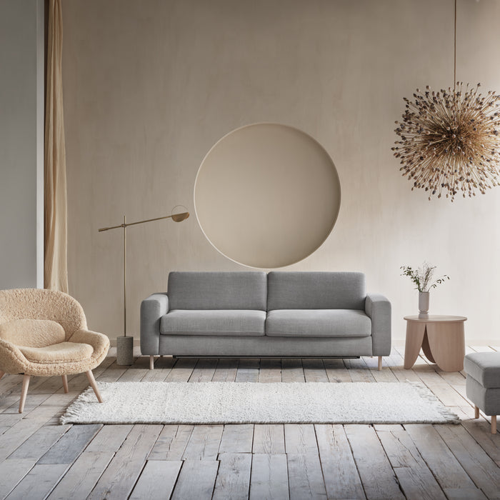 Bolia Peyote Salontafel - H 45 x Ø 56 cm - Witgepigmenteerd Gelakt Eiken