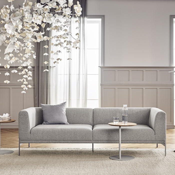 Bolia Pillar Bijzettafel - Geolied Eiken - Grijs Staal