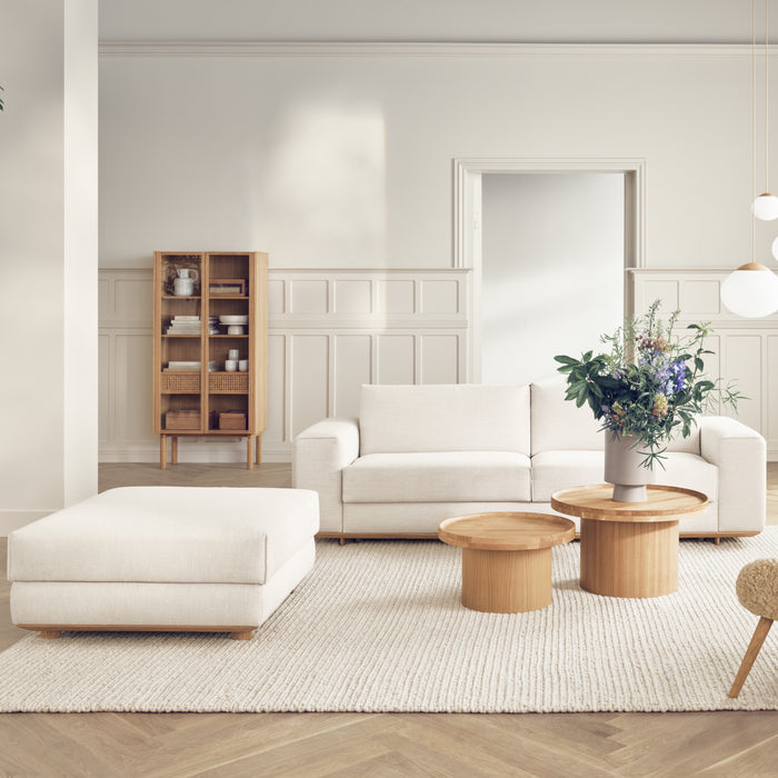 Bolia Plateau Bijzettafel - H 42 x Ø 74 cm - Gelakt Eiken