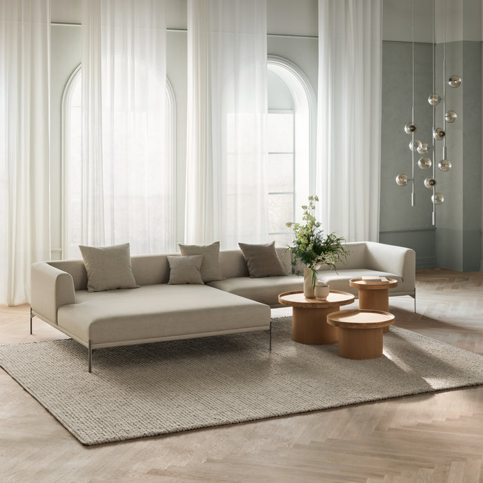 Bolia Plateau Bijzettafel - H 42 x Ø 74 cm - Gelakt Eiken