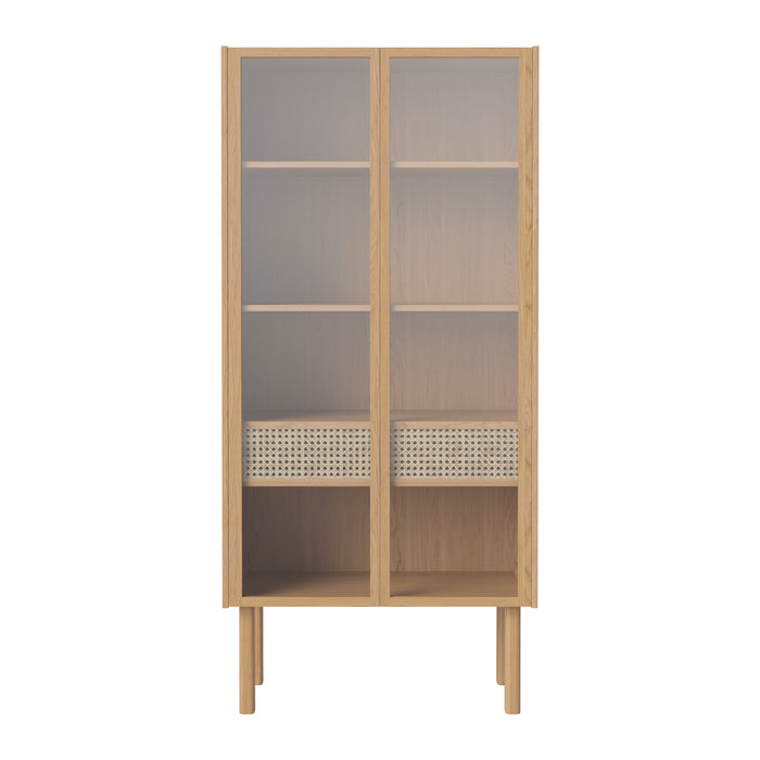 Bolia Cana Vitrinekast - Hoog - Geolied Eiken