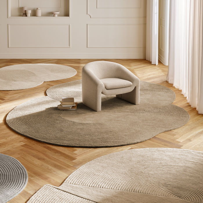 Bolia Zen Vloerkleed 300 x 344 cm - Split - Dark Beige