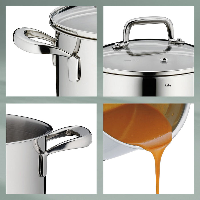 Stoompan met Inzet RVS, 2,4 L - Kela | Flavoria