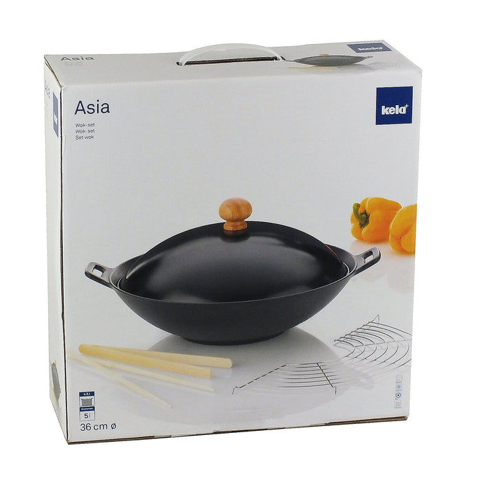 Wokset 5-delig Asia, 36 cm - Kela