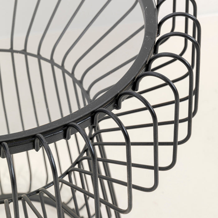 Bijzettafel Lisboa Ø38cm zwart Kare Design