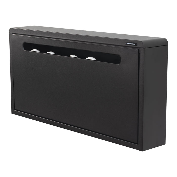 Spinder Design schoenenkast Mario - Zwart - 3 paar schoenen