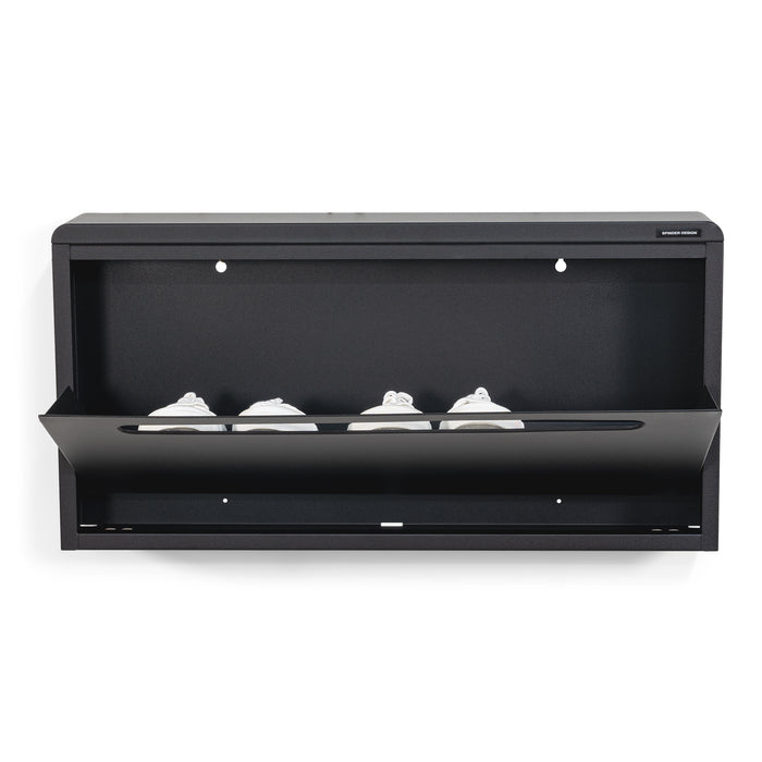 Spinder Design schoenenkast Mario - Zwart - 3 paar schoenen