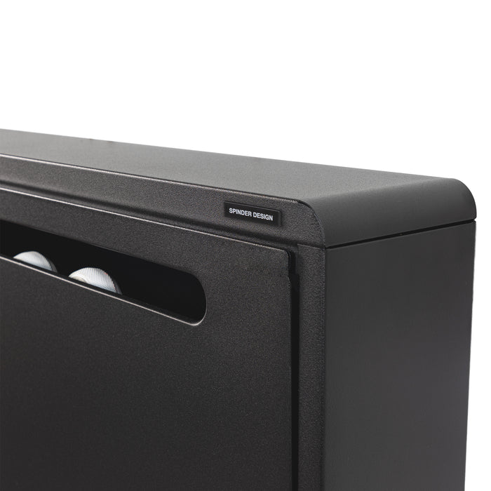 Spinder Design schoenenkast Mario - Zwart - 3 paar schoenen