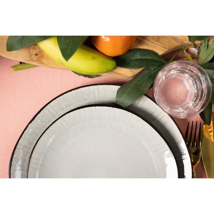 Cookinglife Ontbijtborden | Dessertborden Nola Warm Grey ø 21 cm - 6 stuks