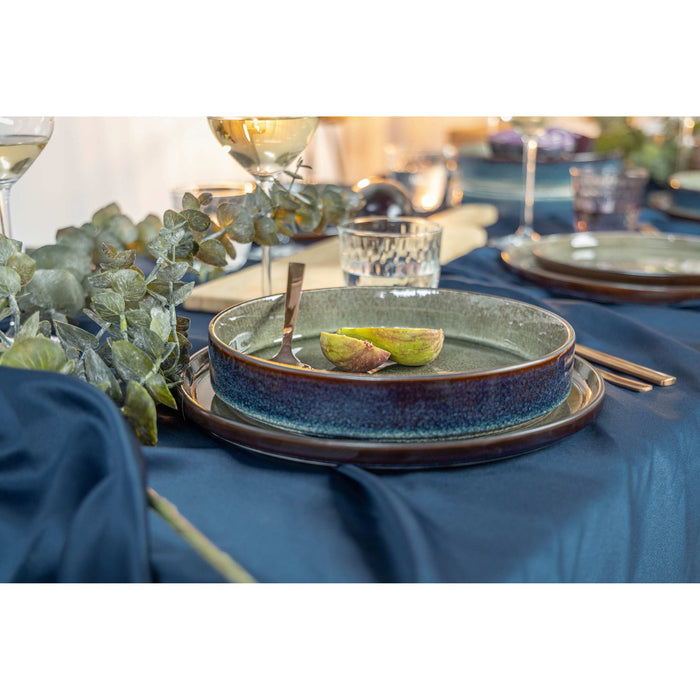 Cosy & Trendy Serviesset Quintana Green 18-delig | 6 personen - 6 dinerborden, 6 diepe borden en 6 ontbijtborden