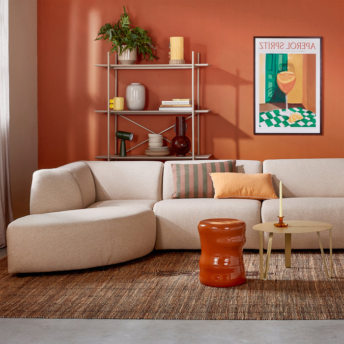 by fonQ Move Hoekbank Links - Ronde Hoek - Open Eind - Zand