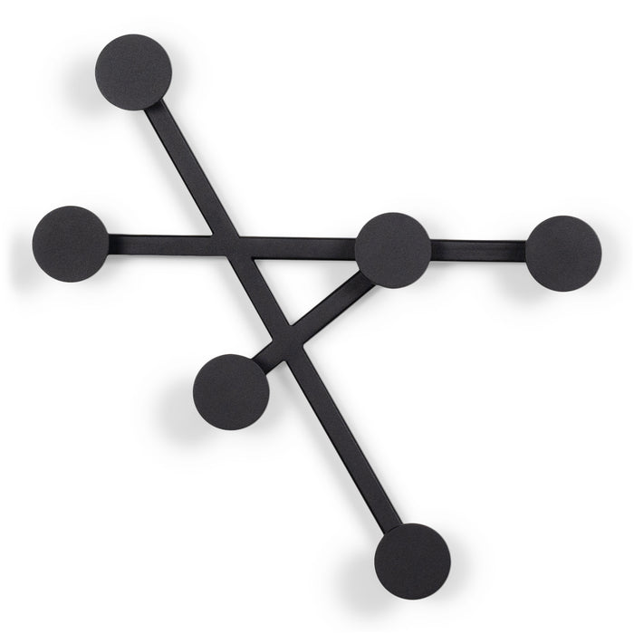 SPINDER DESIGN BOTTONI 1 Wandkapstok - Zwart